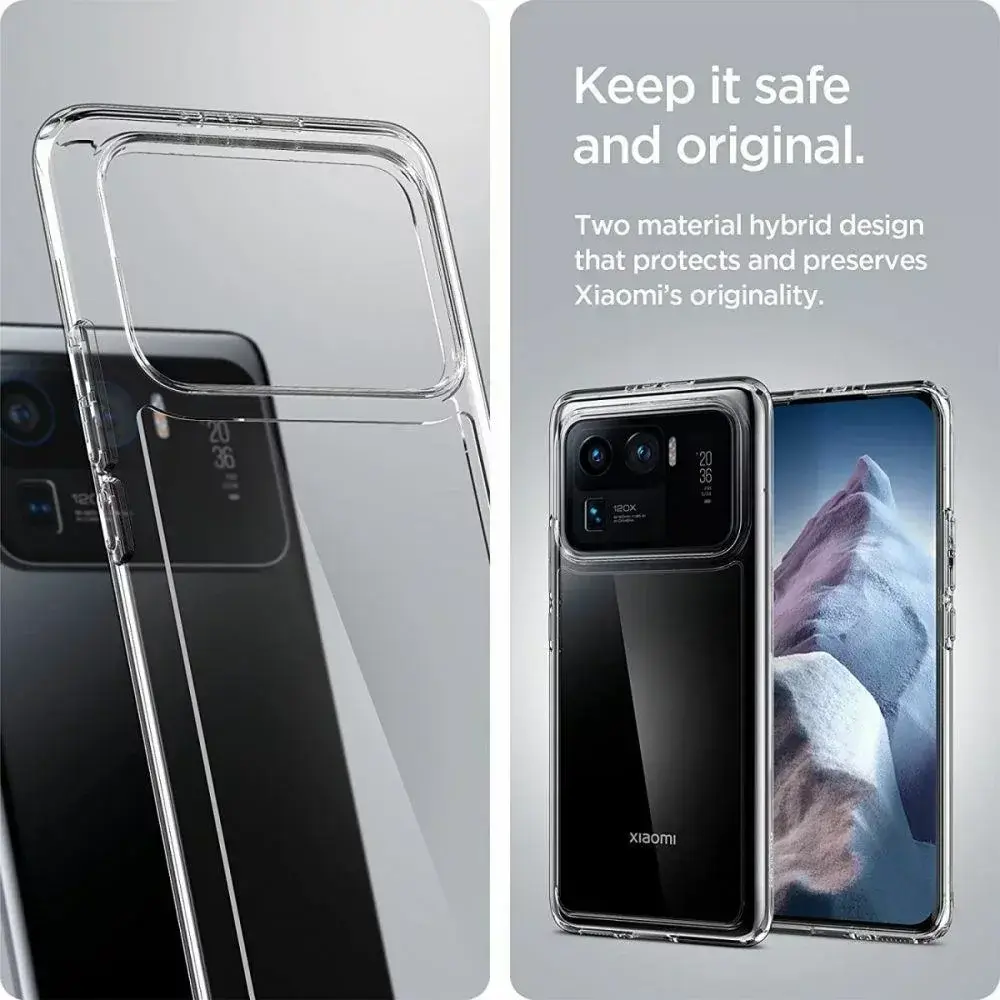 Spigen Ultra Hybrid Xiaomi Mi 11 Ultra Hoesje Ultra Clear Transparant afbeelding 9