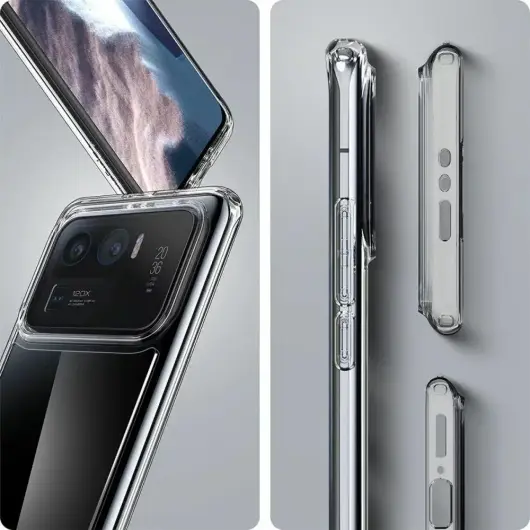 Spigen Ultra Hybrid Xiaomi Mi 11 Ultra Hoesje Ultra Clear Transparant afbeelding 7