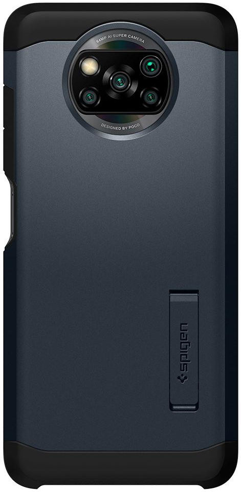 Spigen Tough Armor Xiaomi Poco X3 Pro Hoesje Gunmetal afbeelding 3