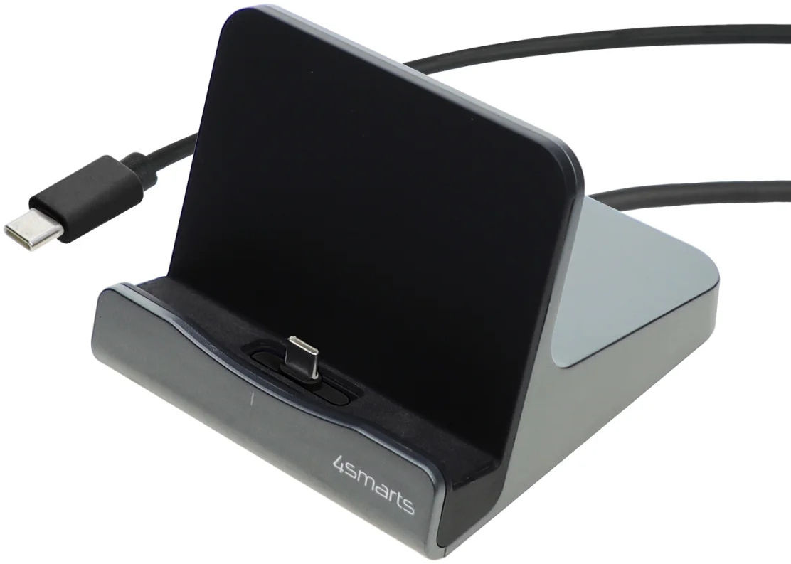 4smarts VoltDock 60W USB-C Docking Oplaad Station Gunmetal afbeelding 1
