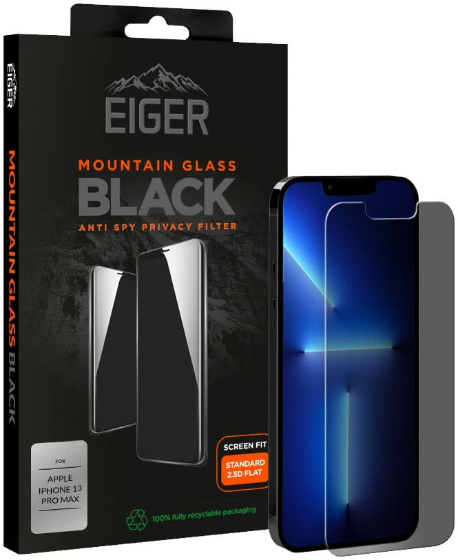Eiger Mountain Privacy Glass Apple iPhone 13 / 13 Pro Screen Protector afbeelding 1