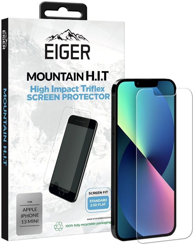 Eiger Apple iPhone 13 Mini Display Folie Screen Protector afbeelding 1