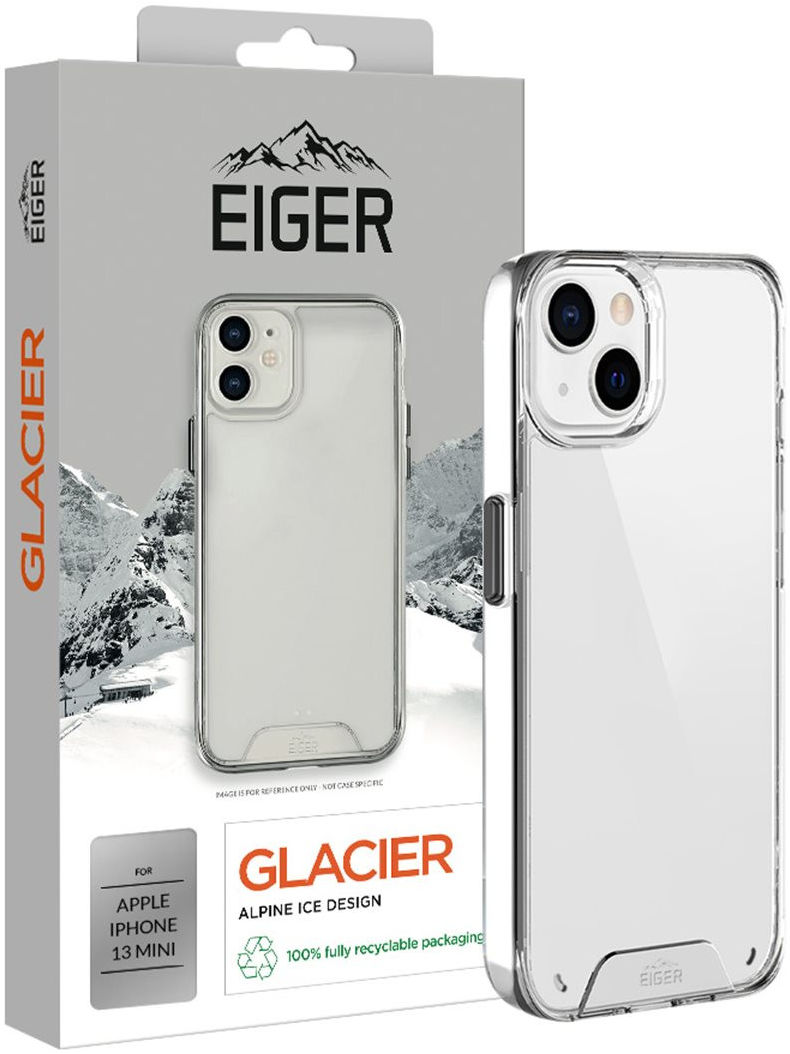 Eiger Glacier Series Apple iPhone 13 Mini Hoesje Transparant afbeelding 1