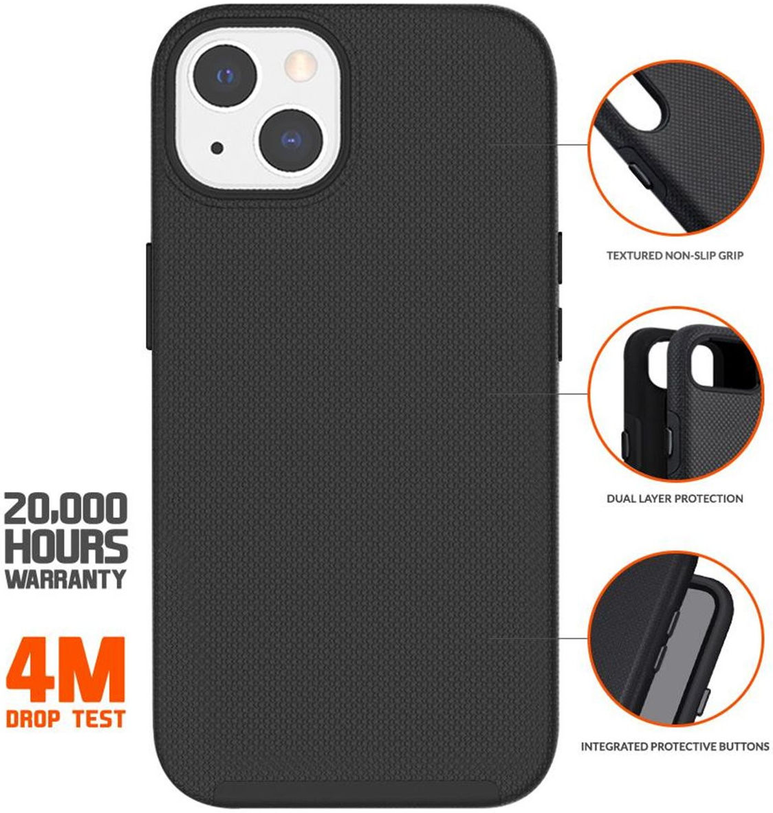 Eiger North Series Apple iPhone 13 Hoesje Zwart afbeelding 3