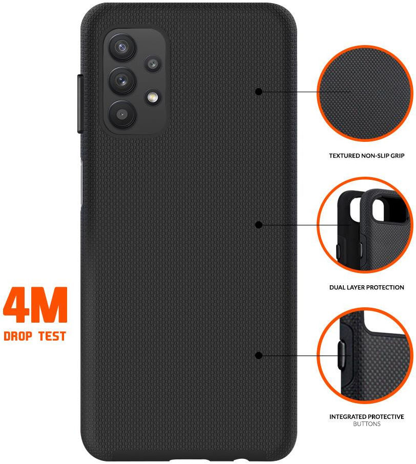 Eiger North Series Samsung Galaxy A32 4G Hoesje Zwart afbeelding 3