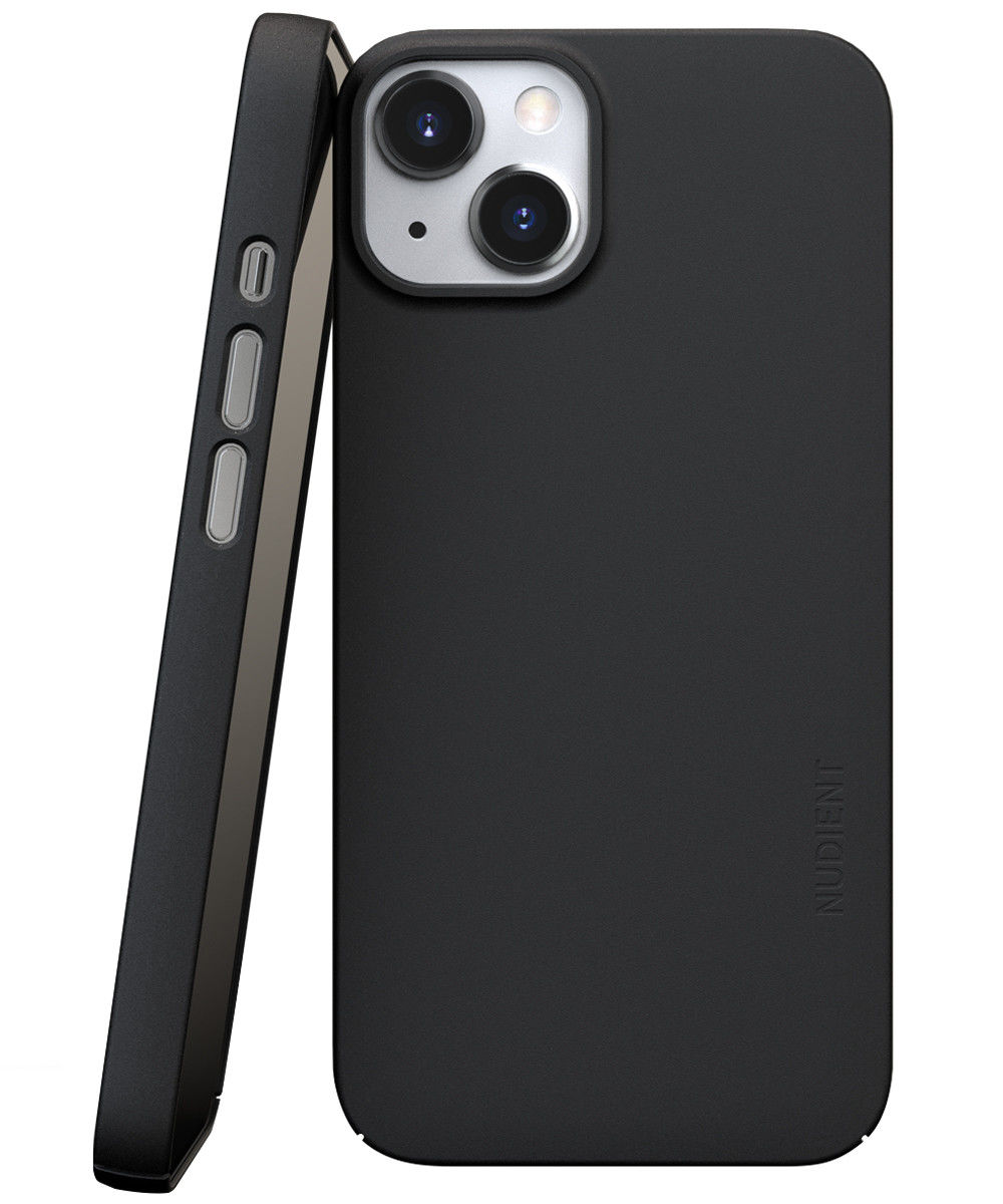 Nudient Thin Case V3 Apple iPhone 13 Hoesje Back Cover Zwart afbeelding 1