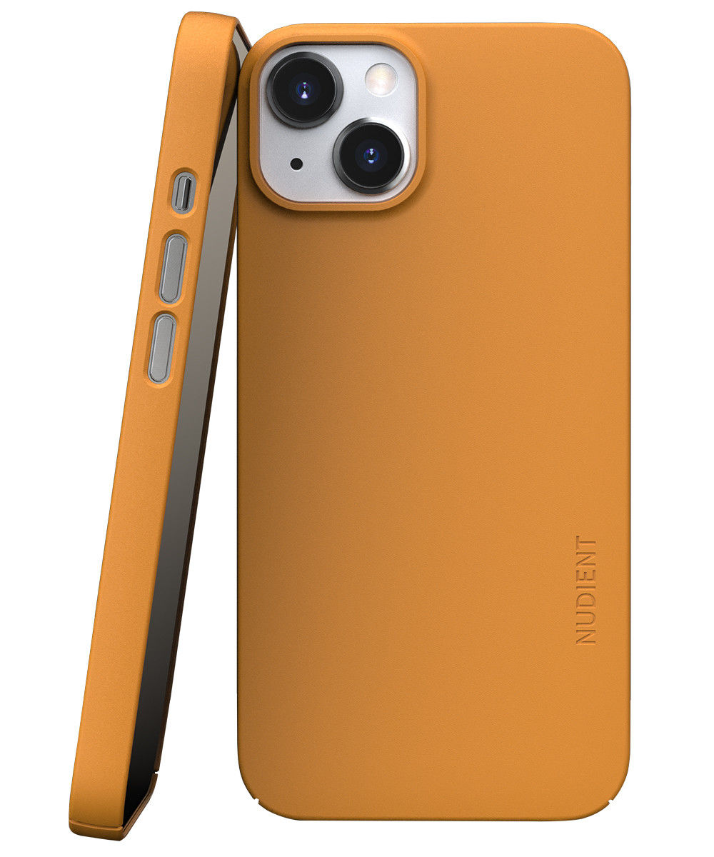 Nudient Thin Case V3 Apple iPhone 13 Hoesje Back Cover Geel afbeelding 1