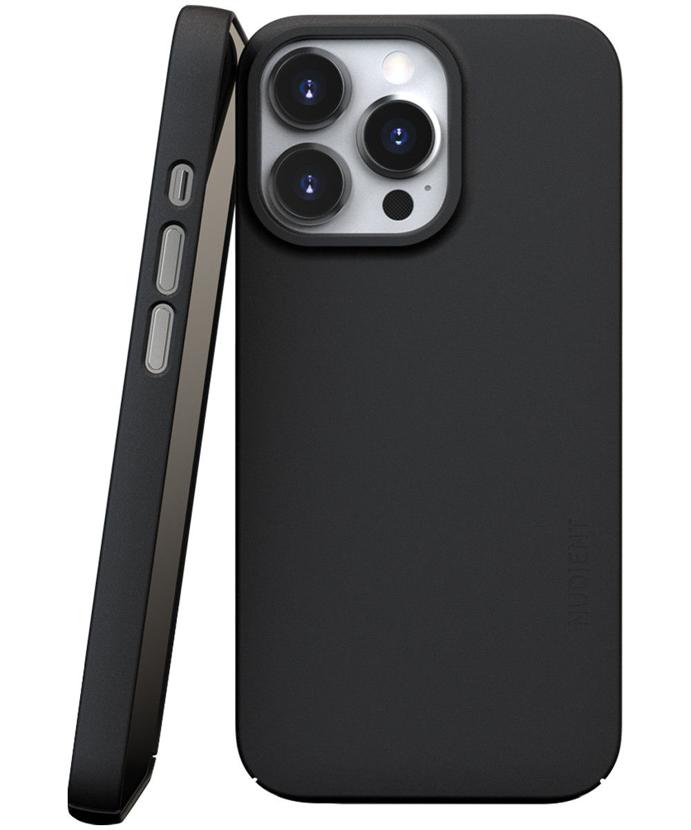 Nudient Thin Case V3 Apple iPhone 13 Pro Hoesje Back Cover Zwart afbeelding 1