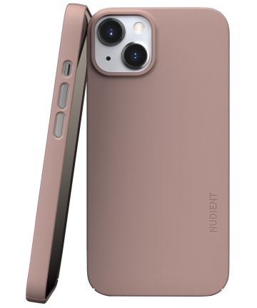 Nudient Thin Case V3 Apple iPhone 13 Mini Hoesje Back Cover Roze Hoesjes