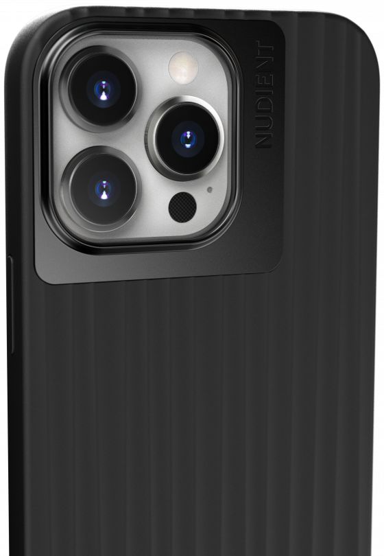 Nudient Bold Case Apple iPhone 13 Pro Hoesje Back Cover Zwart afbeelding 2