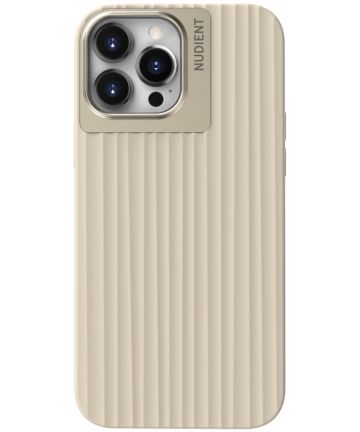 Nudient Bold Case Apple iPhone 13 Pro Max Hoesje Back Cover Beige Hoesjes