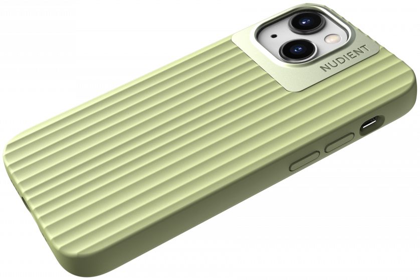 Nudient Bold Case Apple iPhone 13 Mini Hoesje Back Cover Groen afbeelding 7
