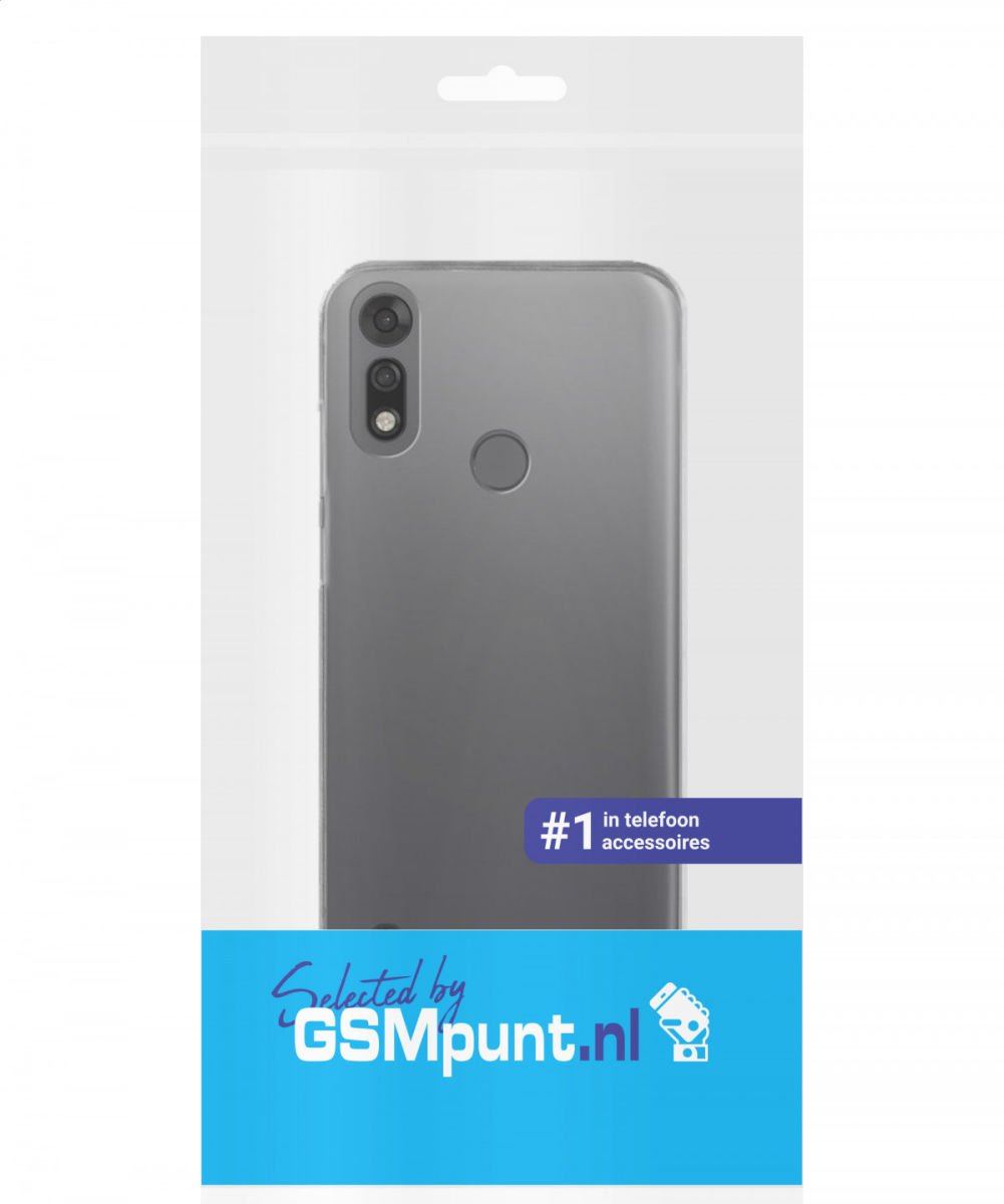 Motorola Moto E6i Hoesje Dun TPU Back Cover Transparant afbeelding 2