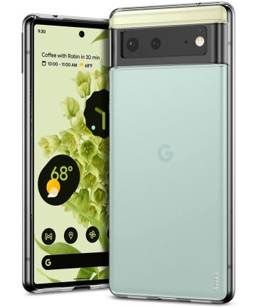 Google Pixel 6 Hoesje Dun TPU Back Cover Transparant Hoesjes