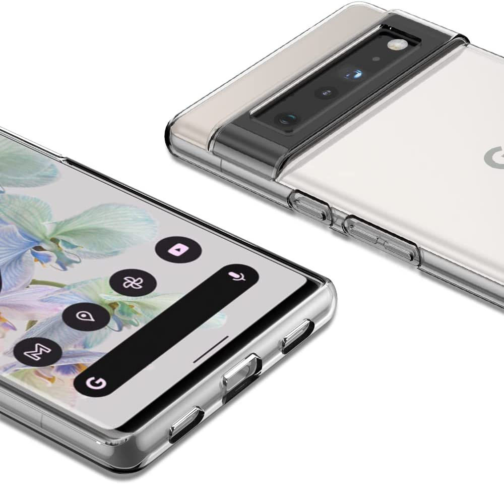 Google Pixel 6 Pro Hoesje Dun TPU Back Cover Transparant afbeelding 8