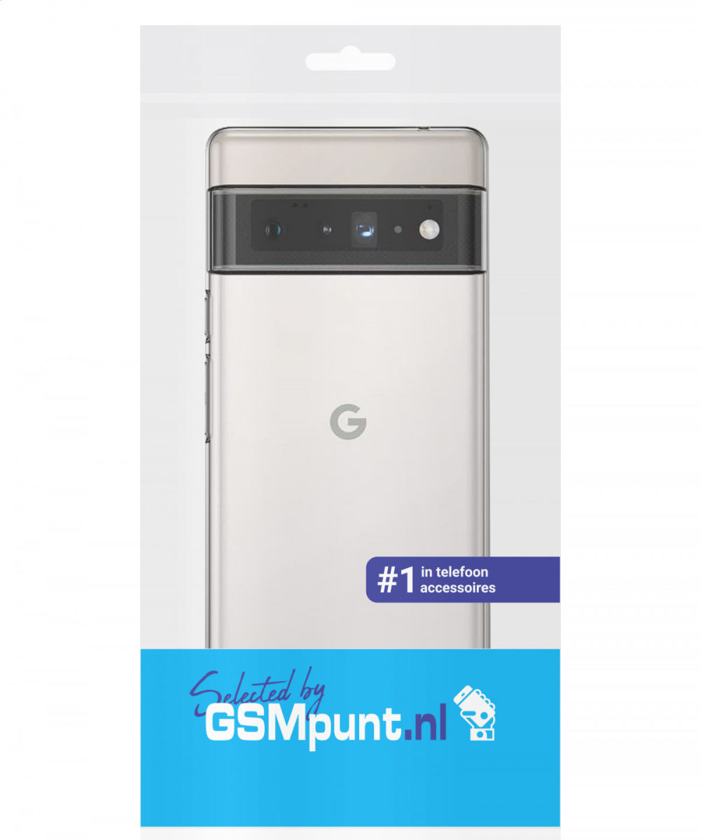 Google Pixel 6 Pro Hoesje Dun TPU Back Cover Transparant afbeelding 3