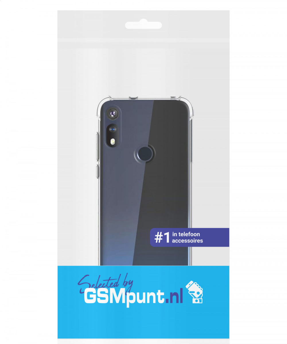 Motorola E6i Hoesje Schokbestendig TPU Back Cover Transparant afbeelding 6