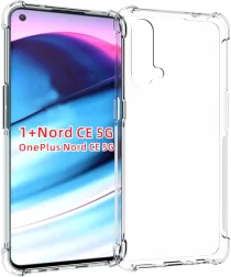 OnePlus Nord CE 5G Hoesje Schokbestendig TPU Back Cover Transparant