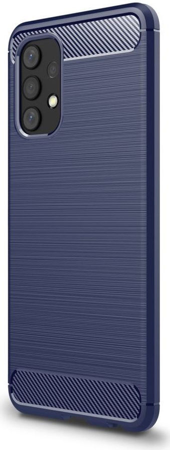 Samsung Galaxy A32 4G Hoesje Geborsteld TPU Back Cover Blauw afbeelding 1