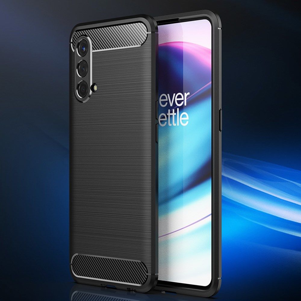 OnePlus Nord CE 5G Hoesje Geborsteld TPU Back Cover Zwart afbeelding 8