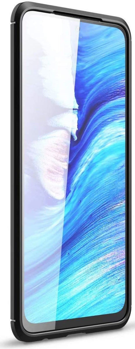 OnePlus Nord CE 5G Hoesje Geborsteld TPU Back Cover Zwart afbeelding 1