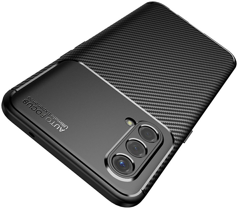 OnePlus Nord CE 5G Hoesje Siliconen Carbon TPU Back Cover Blauw afbeelding 8