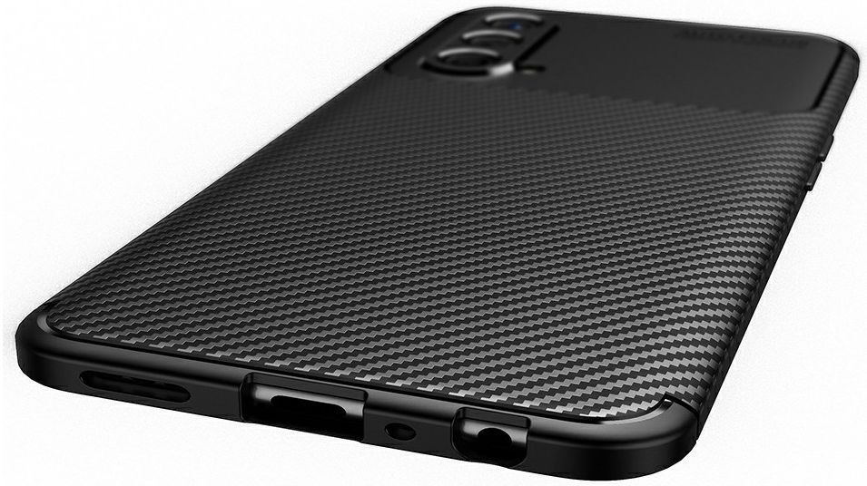 OnePlus Nord CE 5G Hoesje Siliconen Carbon TPU Back Cover Blauw afbeelding 9