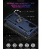 Samsung Galaxy A32 4G Hoesje Hybride Kickstand Back Cover Blauw