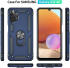 Samsung Galaxy A32 4G Hoesje Hybride Kickstand Back Cover Blauw afbeelding 8