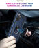 Samsung Galaxy A32 4G Hoesje Hybride Kickstand Back Cover Blauw afbeelding 4