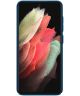 Nillkin Super Frosted Shield Samsung Galaxy S21 FE Hoesje Blauw