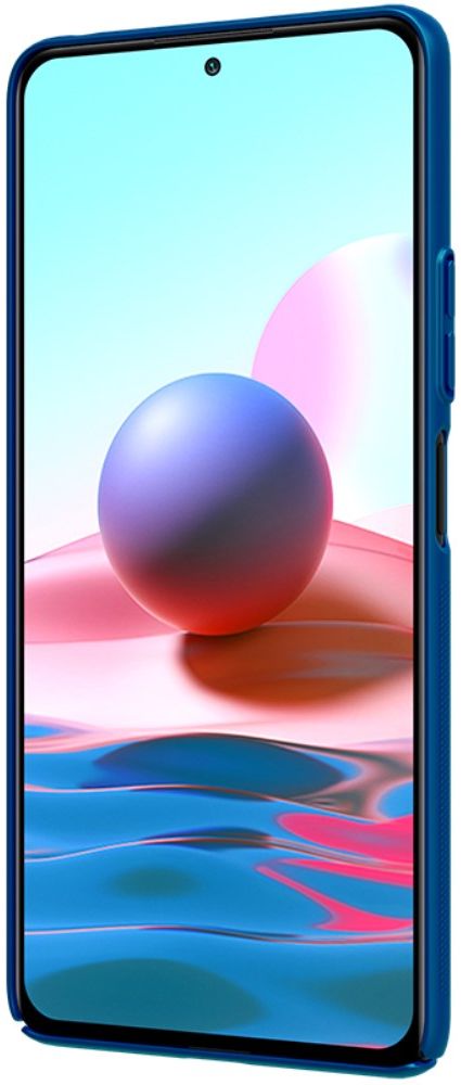 Nillkin Frosted Xiaomi Redmi Note 10 5G / Poco M3 Pro Hoesje Blauw afbeelding 13