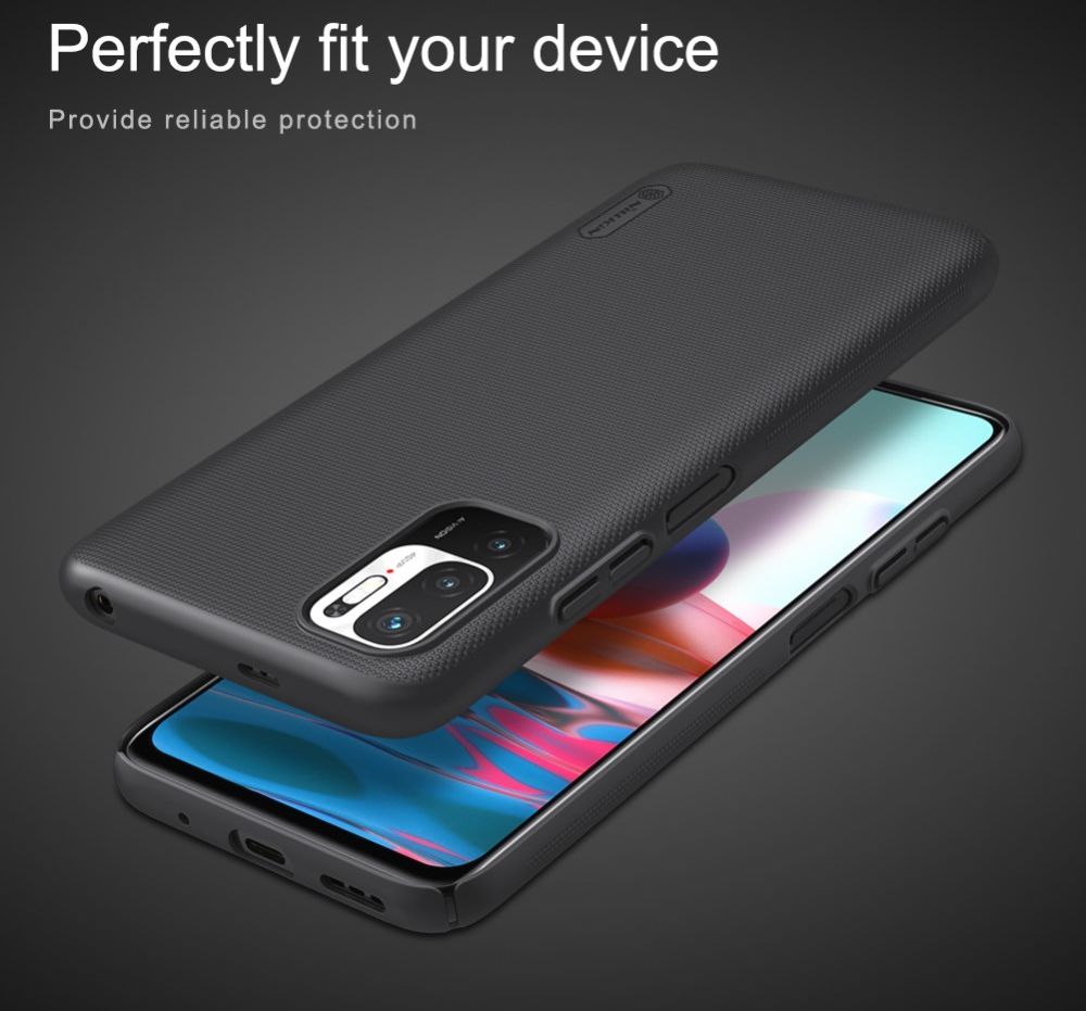 Nillkin Frosted Xiaomi Redmi Note 10 5G / Poco M3 Pro Hoesje Blauw afbeelding 6