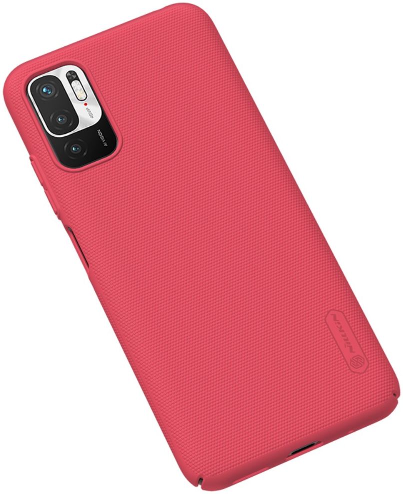 Nillkin Frosted Xiaomi Redmi Note 10 5G / Poco M3 Pro Hoesje Rood afbeelding 14