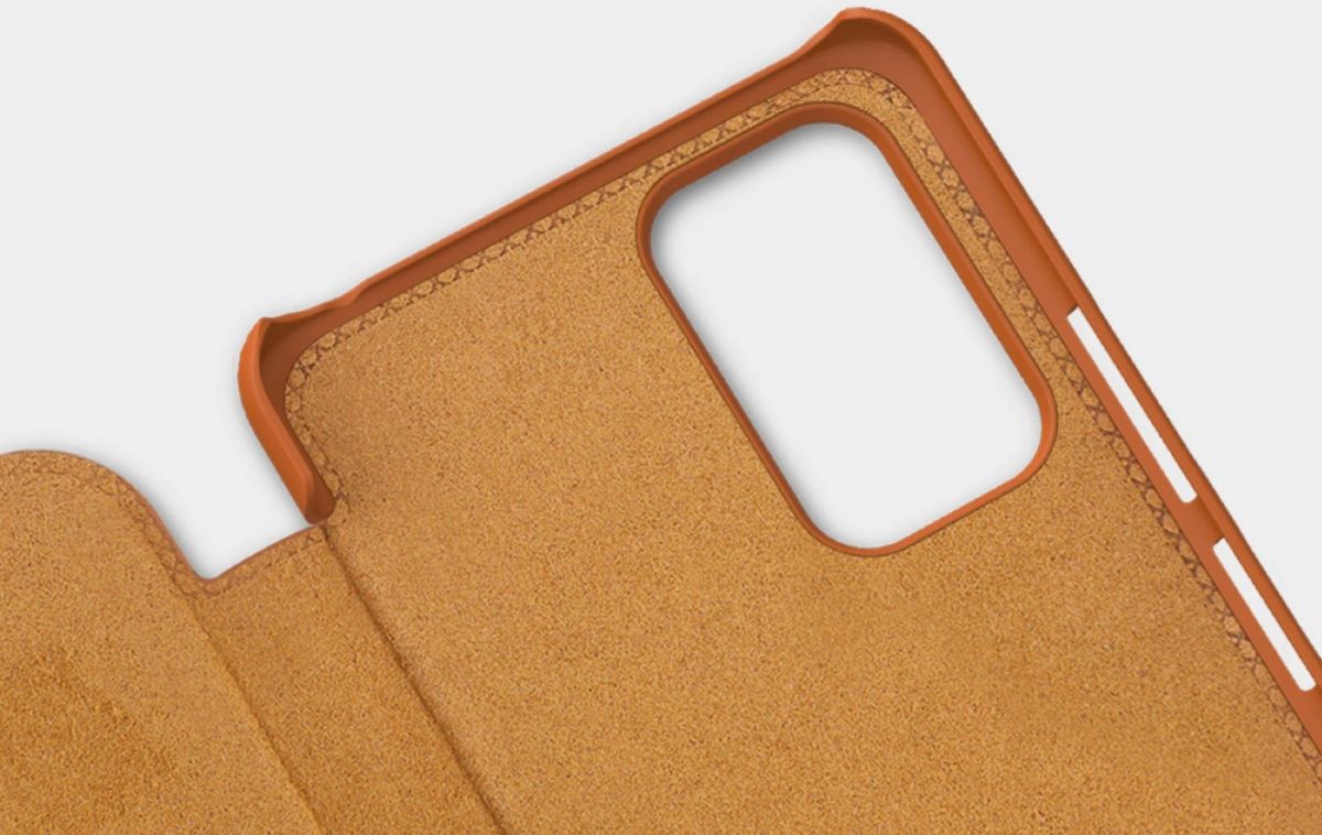 Nillkin Qin Xiaomi Redmi Note 10 5G / Poco M3 Hoesje Book Case Bruin afbeelding 7
