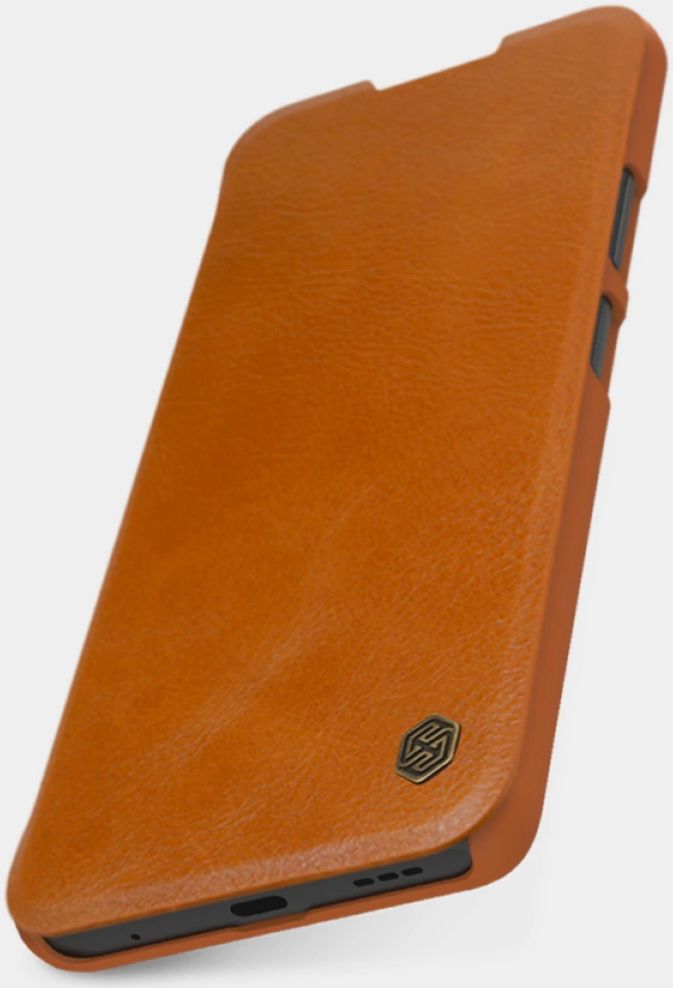 Nillkin Qin Xiaomi Redmi Note 10 5G / Poco M3 Hoesje Book Case Bruin afbeelding 8