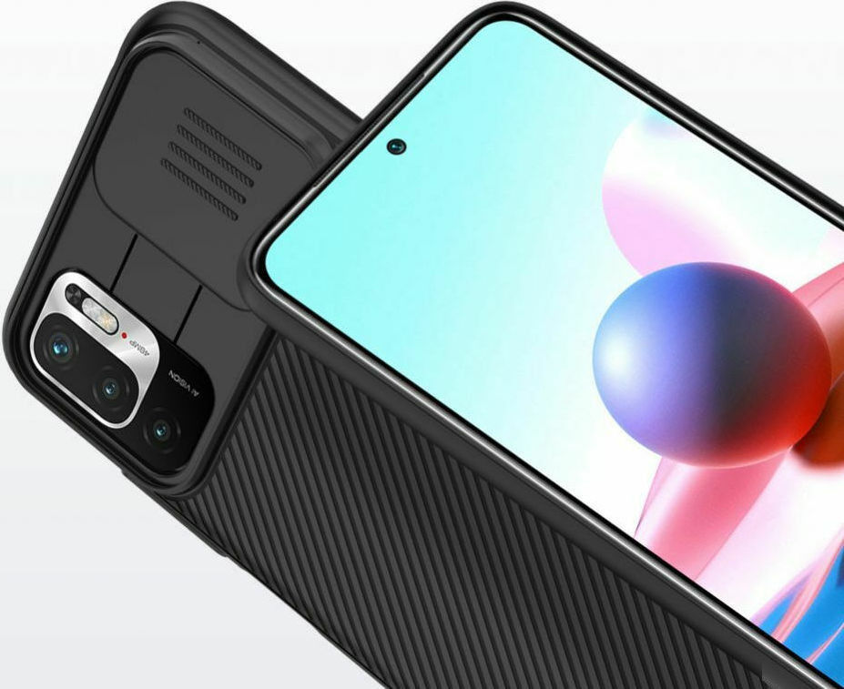 Nillkin CamShield Xiaomi Redmi Note 10 5G/Poco M3 Pro Hoesje Zwart afbeelding 5