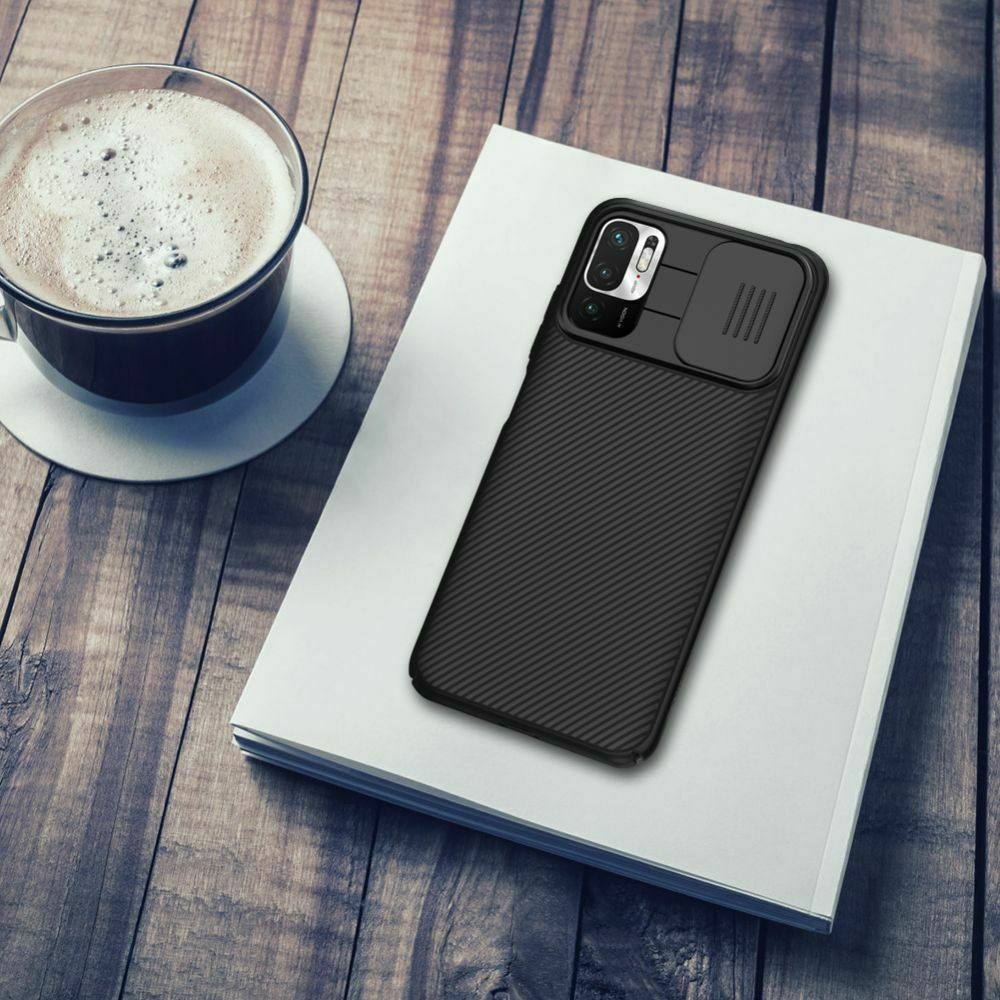 Nillkin CamShield Xiaomi Redmi Note 10 5G/Poco M3 Pro Hoesje Zwart afbeelding 9