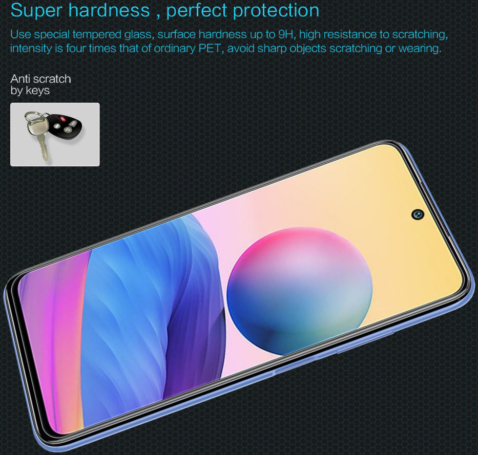 Nillkin Xiaomi Redmi Note 10 5G/Poco M3 Pro Screen Protector 0.3mm afbeelding 6