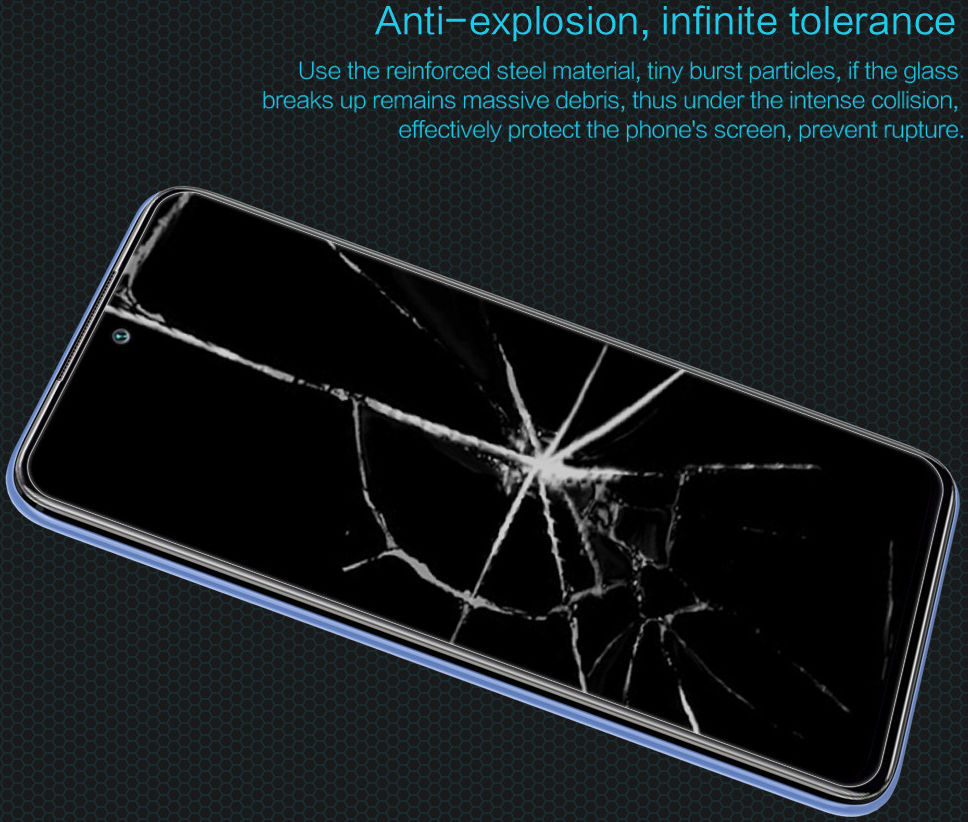Nillkin Xiaomi Redmi Note 10 5G/Poco M3 Pro Screen Protector 0.3mm afbeelding 7