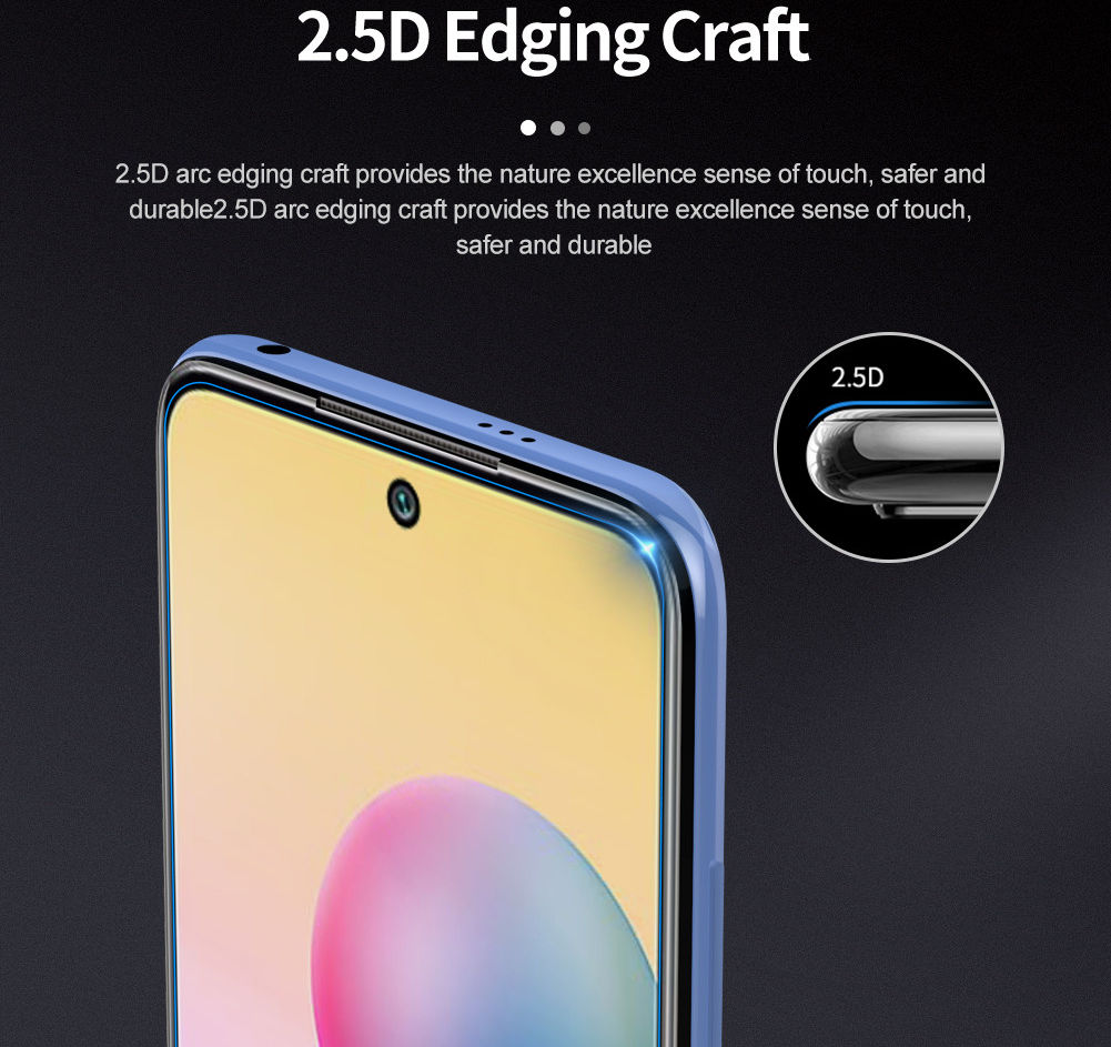 Nillkin Xiaomi Redmi Note 10 5G/Poco M3 Pro Screen Protector 0.2mm afbeelding 7