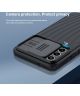 Nillkin CamShield Samsung Galaxy S21 FE Hoesje Camera Slider Blauw