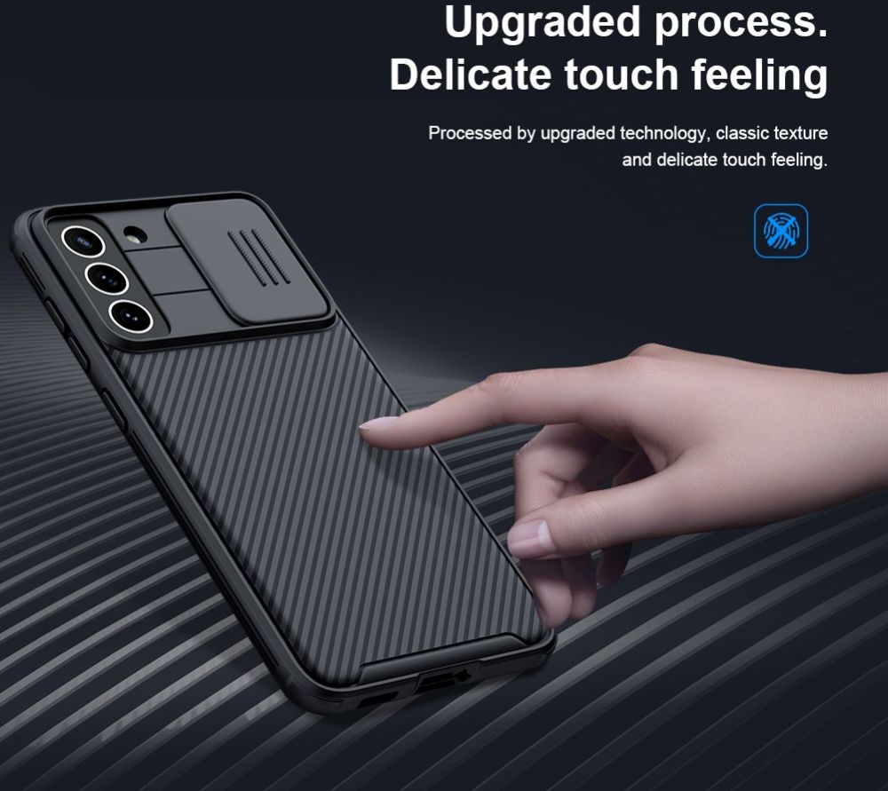 Nillkin CamShield Samsung Galaxy S21 FE Hoesje Camera Slider Blauw afbeelding 11