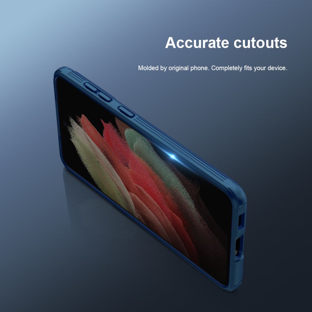 Nillkin CamShield Samsung Galaxy S21 FE Hoesje Camera Slider Blauw afbeelding 5