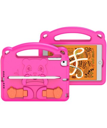 Dux Ducis Panda iPad Mini 1/2/3/4/5 Kinder Tablethoes Handvat Roze Hoesjes