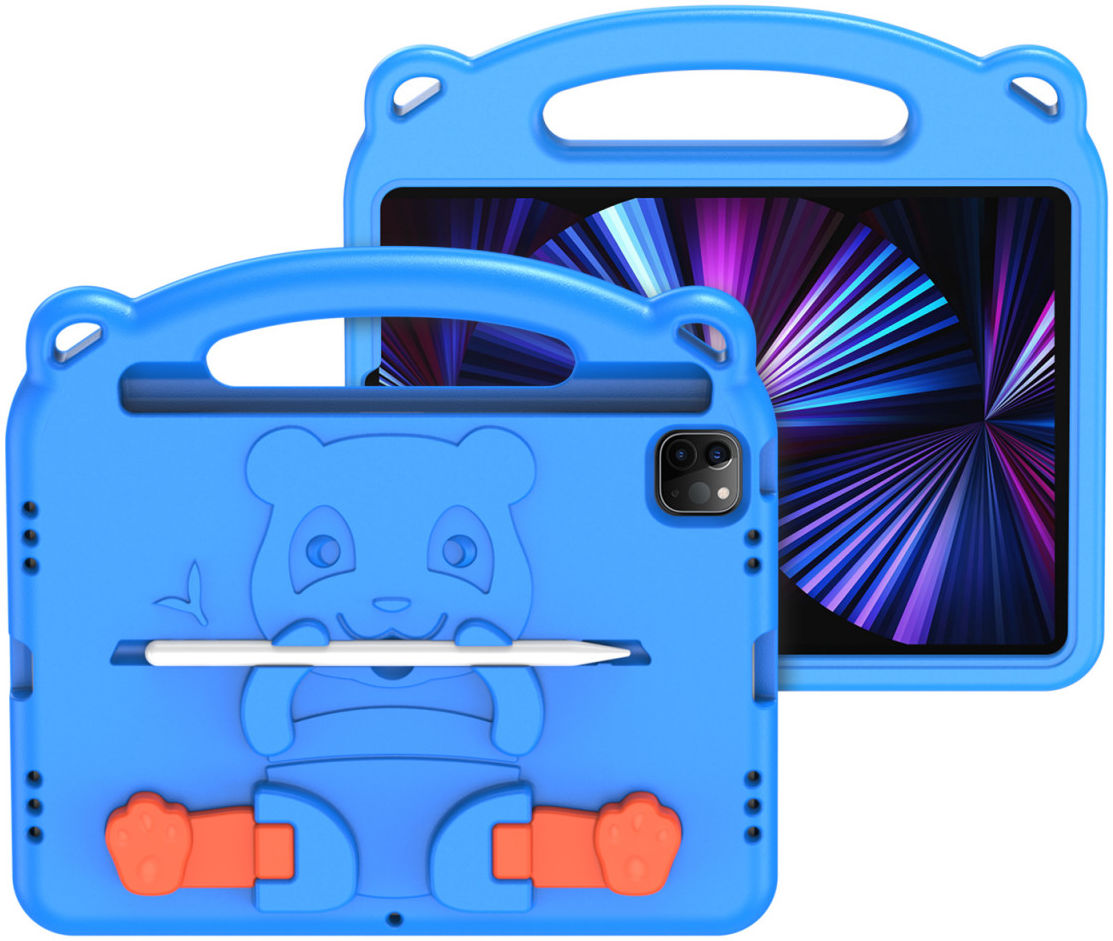 munitie Leesbaarheid Voorrecht Dux Ducis Panda iPad Air (2020)/Pro 11 Kinder Tablethoes Handvat Blauw |  GSMpunt.nl