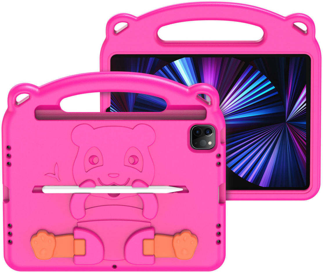Dux Ducis Panda iPad Air (2020/2022) / Pro 11 Kinder Tablethoes Roze afbeelding 1