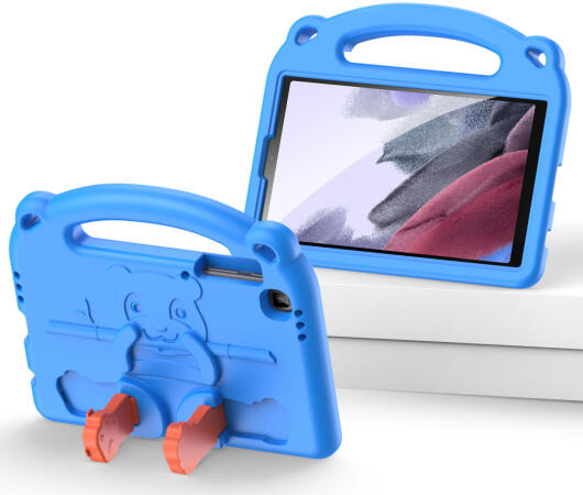 Dux Ducis Panda Samsung Galaxy Tab A7 Lite Kinder Tablethoes Blauw afbeelding 2
