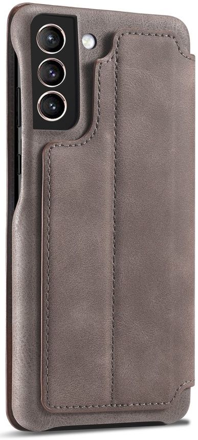 Samsung Galaxy S21 FE Book Case Portemonnee Hoesje Coffee afbeelding 10