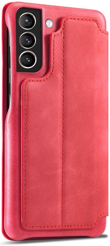 Samsung Galaxy S21 FE Book Case Portemonnee Hoesje Rood afbeelding 12